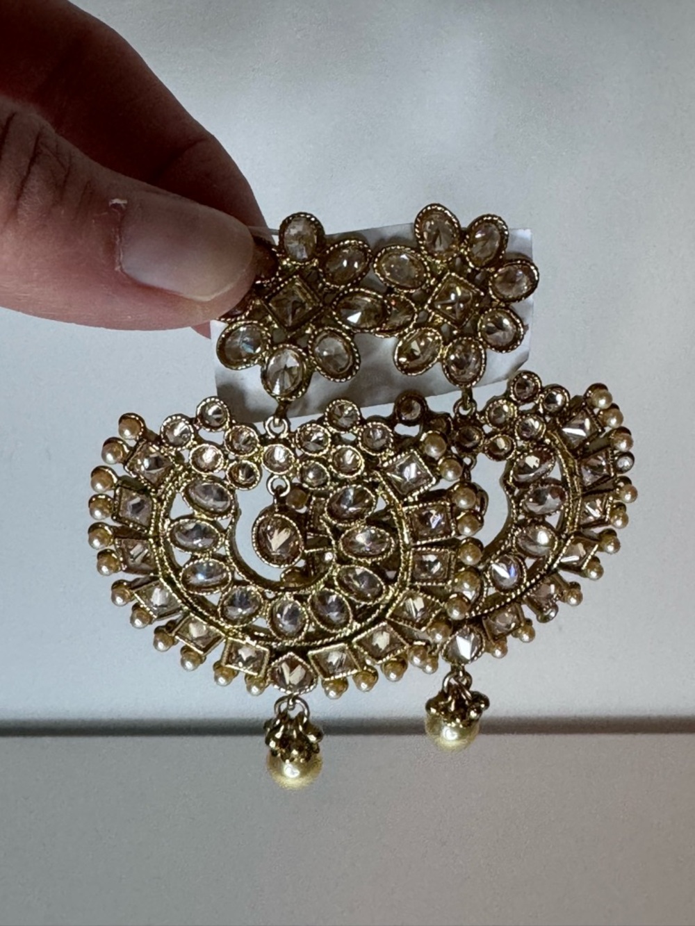 Jhumka chandelier earrings, new